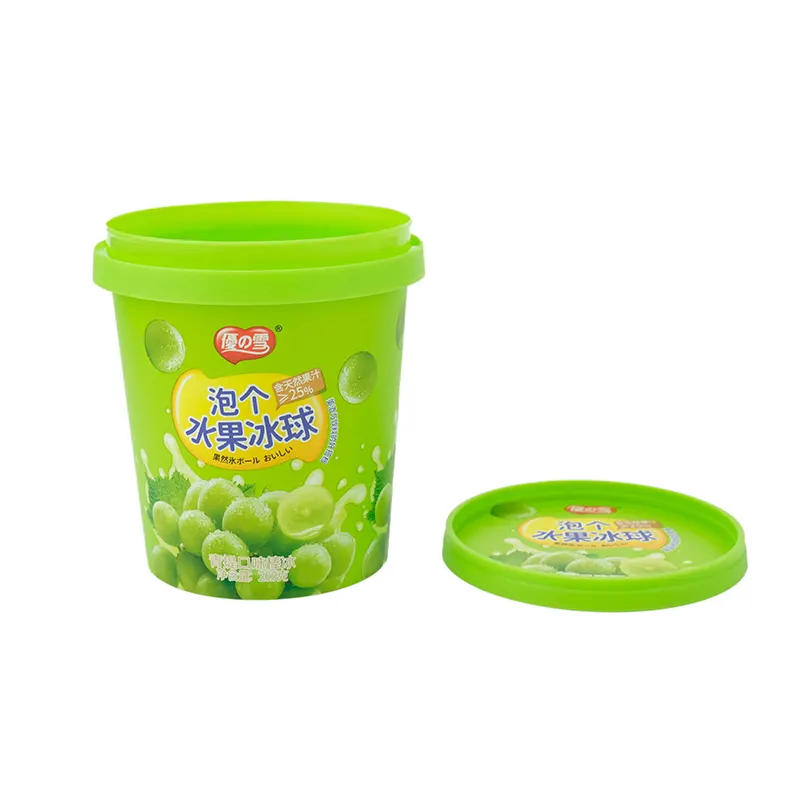 IML címkés fröccsöntés PP snack tartályhoz