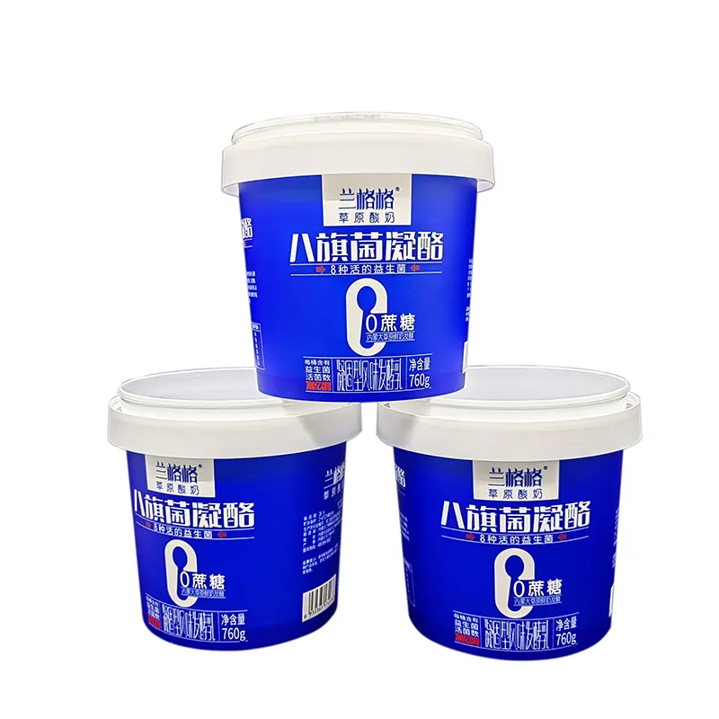 Fröccsöntő PP snack tartály IML címkével
