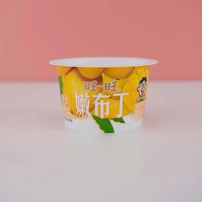 Fröccsöntő PP joghurt csésze IML címkével