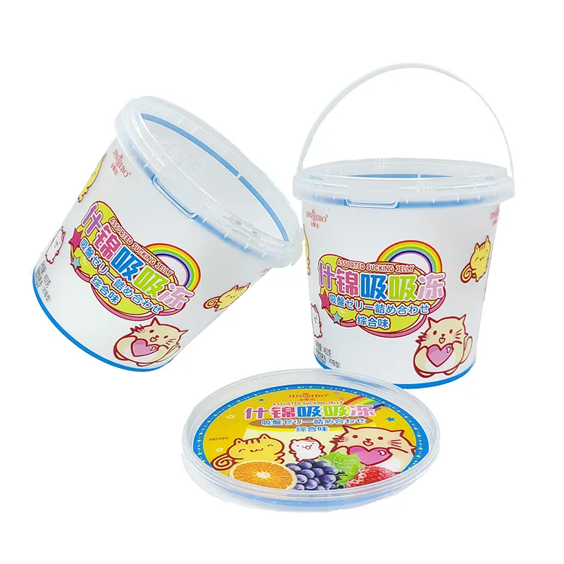PP Snack tartály fröccsöntő IML címke